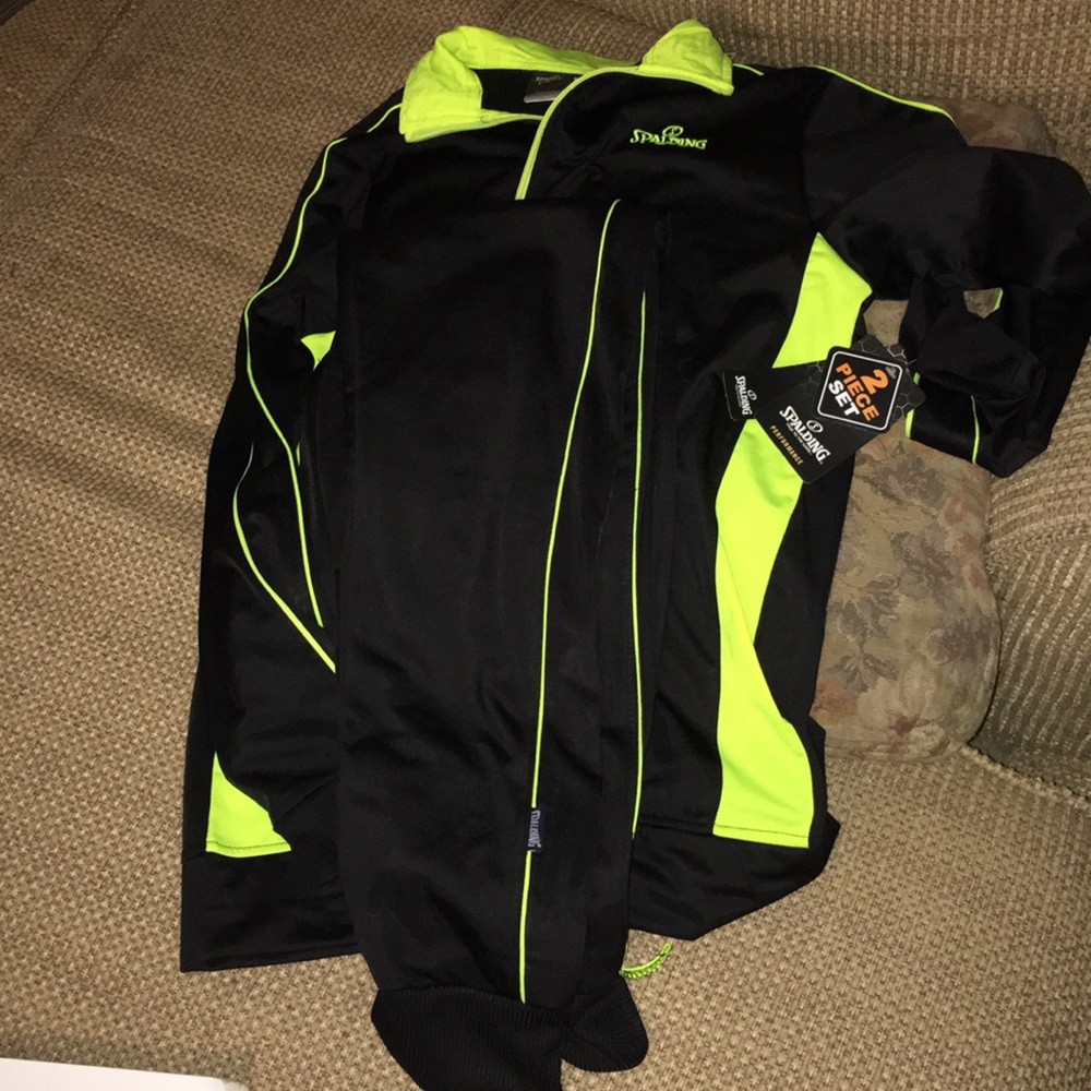 Spalding track suit